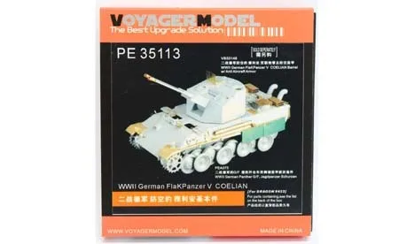 Coelian para Dragon Passatempo Modelo Voyager 1 – 35 Segunda Guerra Mundial Alemão Flakpanzer v 9022 Knl Pe35113