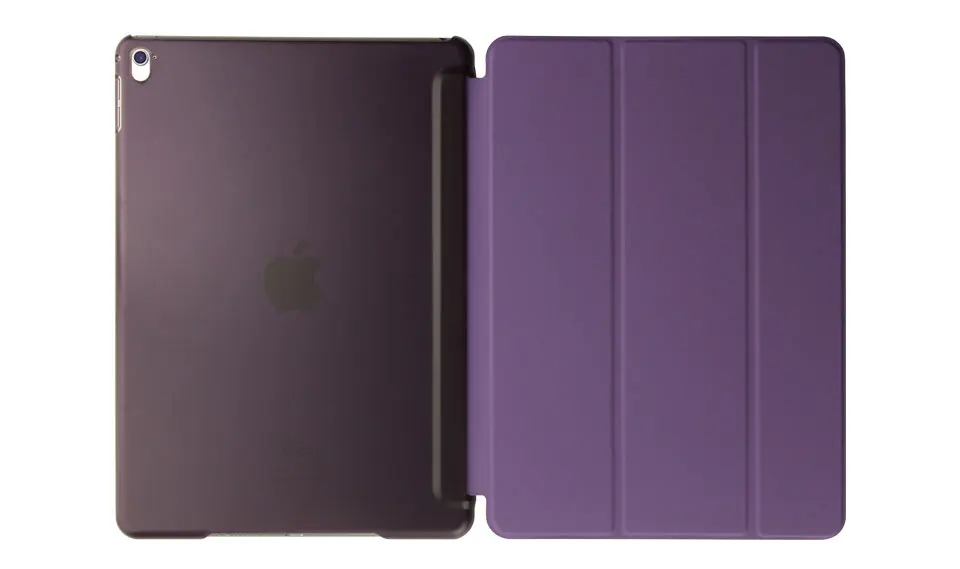 Чехол Rygou для iPad Pro 12,9 года выпуска, из искусственной кожи, трехслойная подставка, смарт-чехол, авто Пробуждение сна для iPad Pro 12,9 чехол - Цвет: purple