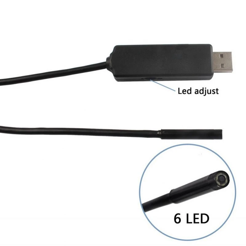 Prostormer USB эндоскоп камера змеиная трубка Мини ПК бороскоп Инспекционная осмотр