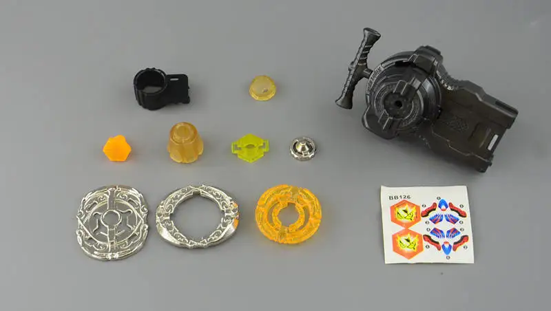 OMO Beyblades тяжелая борьба металлическая фурия BB126 с комплектом строительных