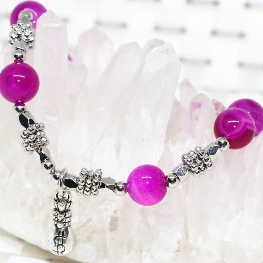 В богемном стиле Горячая распродажа! Роза красный агат оникс Сердолик 8 мм