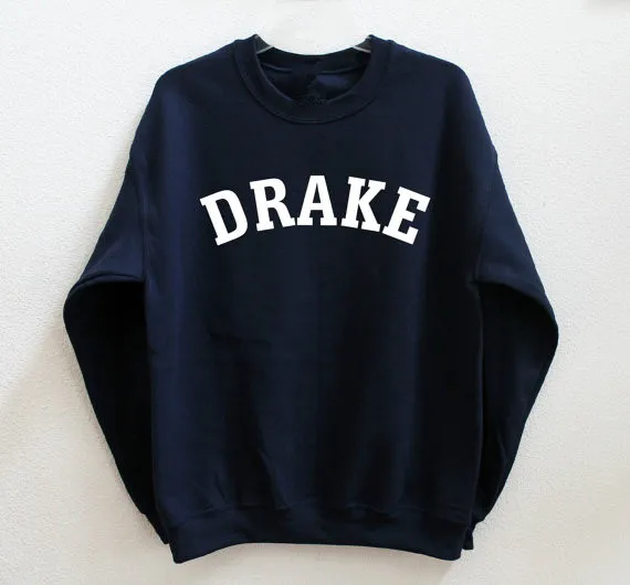 Черная Толстовка DRAKE Tumblr модная повседневная хипстерская рубашка с длинным