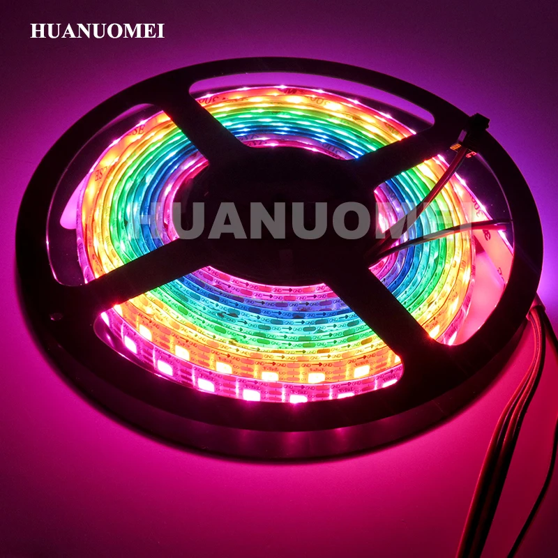 5 м 72 светодиодный s/M APA102 Цифровой пикселей RGB полосы 5050 SMD APA-102C 5V лампы прибор
