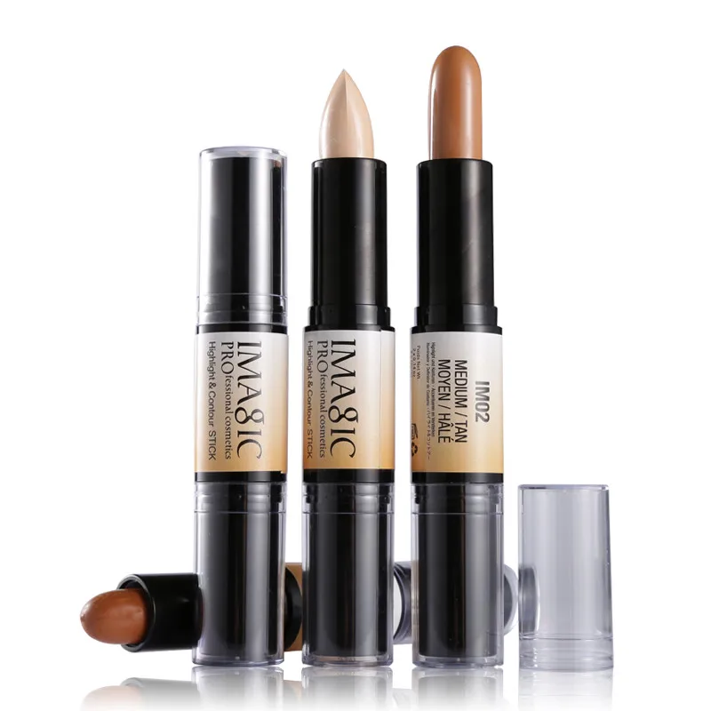 

Shimmer Shine Highlighter Makeup Foundation Illuminator Stick Bronzer Contour Pen 3D Face Cream Highlight Pencil Make Up Brand