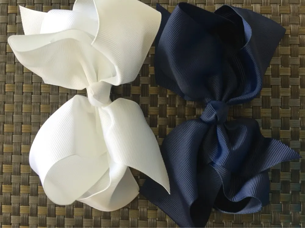 Детские заколки для волос с бантом 30 шт./лот 6 дюймов | Аксессуары одежды