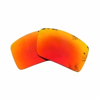 orange red mirrored polarized replacement lenses for eyepatch 1eyepatch 2 sunglasses frame 100 uva uvb