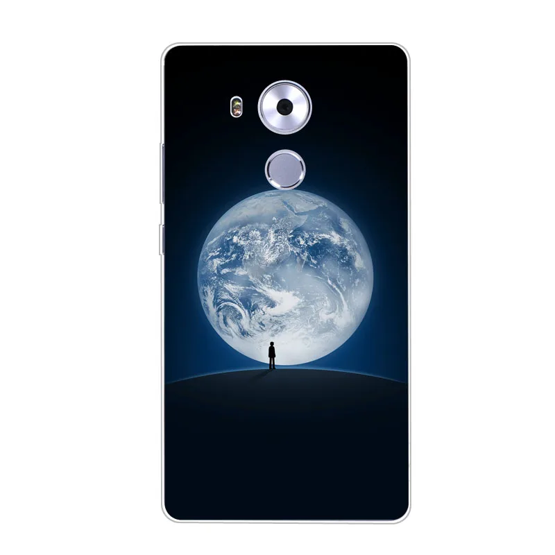 Чехол для huawei mate 8, силиконовый мягкий чехол из ТПУ с изображением космоса и Пейзажа для huawei mate 8, защитный чехол для телефона s shell