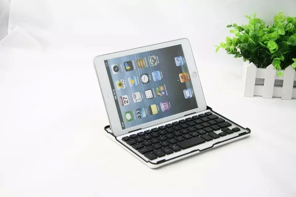Ультра тонкий ABS Bluetooth V3.0 клавиатура чехол для iPad Mini 2 3 Беспроводной Стенд |