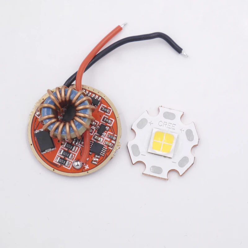 Светодиодный драйвер 26 мм 1 Режим/5 режимов светодиодный 6 в Cree XHP70 6500K холодный