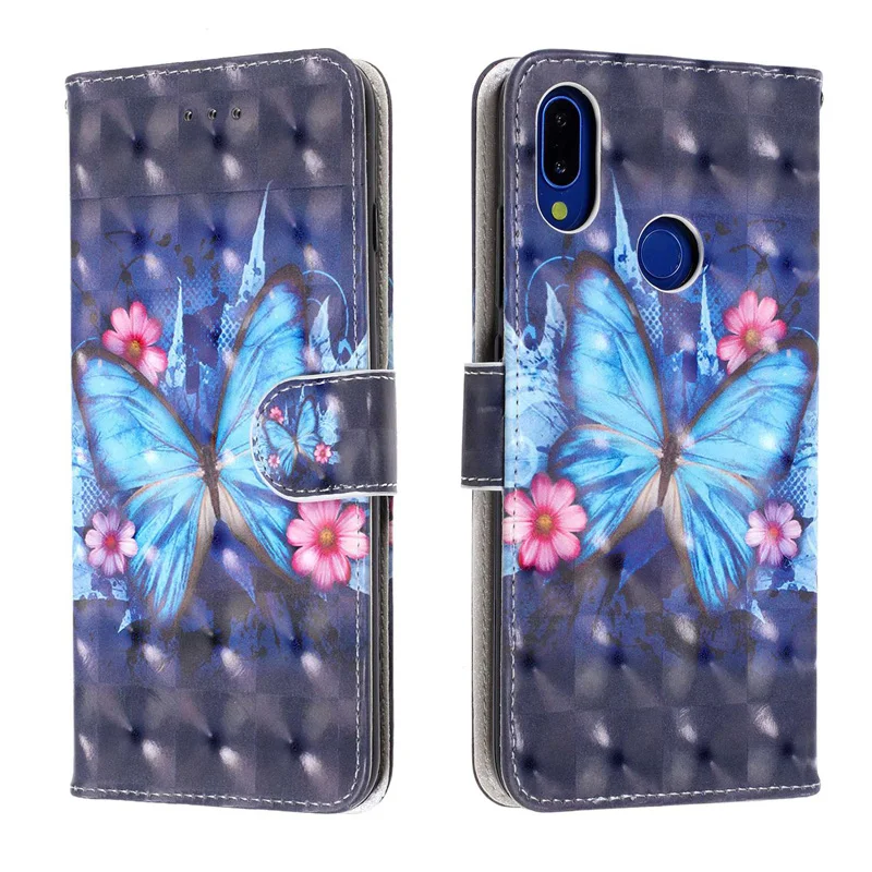 3D Кошелек Чехлы Для Xiaomi Redmi 7 7A K20 Pro Note Флип ТПУ Кожаный Чехол Xiomi MI 9T A2 Lite | Мобильные
