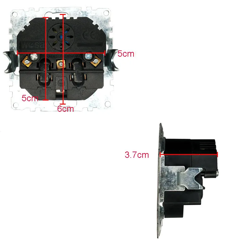 USB Wall одно гнездо заземления с двойным usb портом 5V 2A Enchufes Para Серебряный приз Electrique