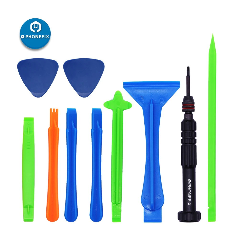 Screen Repair Kit with Magnetic Screwdriver Kit Soldering Mat Spudger Pry Opening Tools for iPhone Repair Electronics Tool Kit