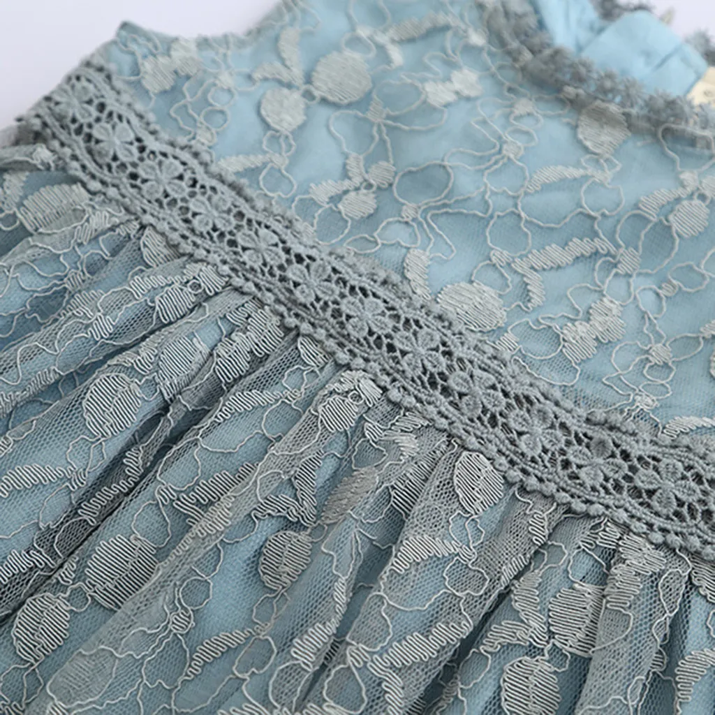 Toddler Kids Baby Girls Clothes Lace Tulle Party Wedding Pageant Princess Dress girls valentines dress vestidos | Детская одежда и