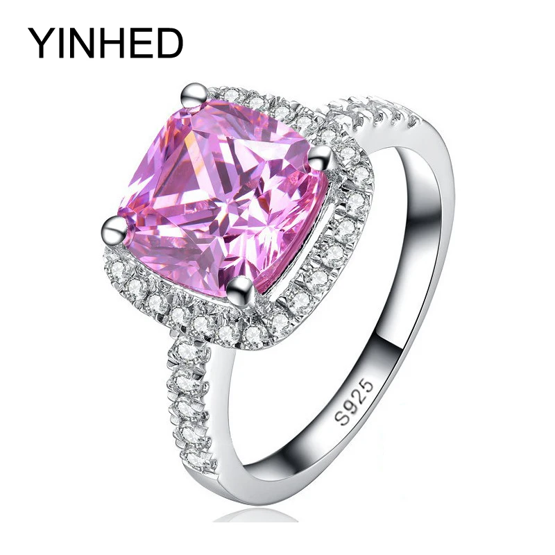 Женское Обручальное кольцо с фианитом 4 карата|Кольца для помолвки| |