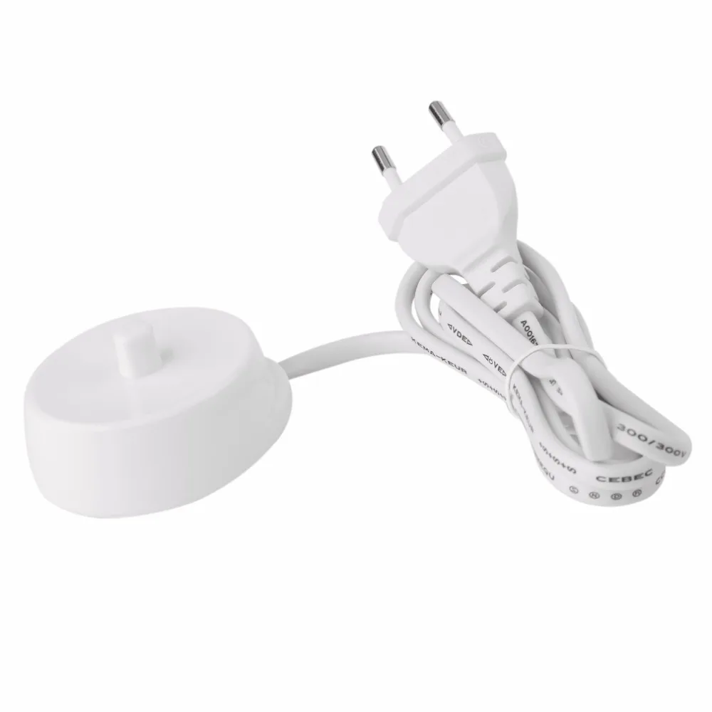 EU Plug Replacement Electric Toothbrush Charger Model 3757 Suitable For Braun Oral-b D17 OC18 Toothbrush Charging Cradle