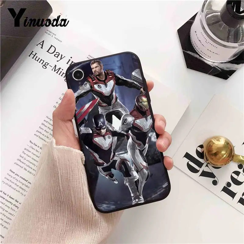 Чехол для телефона Yinuoda Marvel Avengers League End iPhone 5 5Sx 6 7 7plus 8Plus X XS MAX XR 10 11 pro