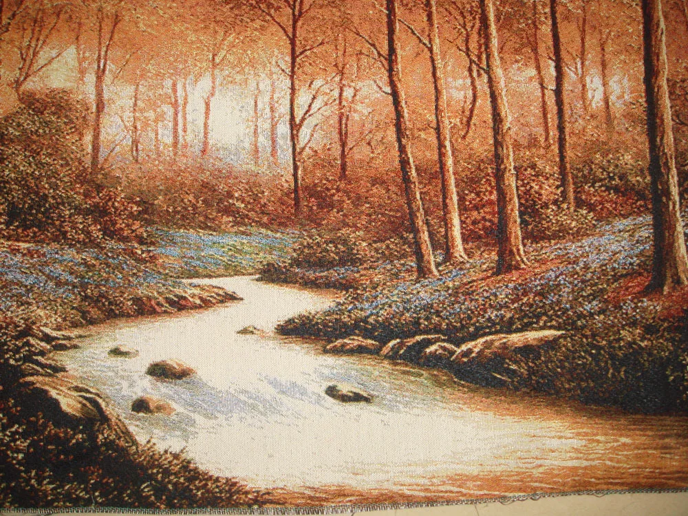 Бесплатная доставка Большие размеры Гобеленовые ковры природный пейзаж стиль