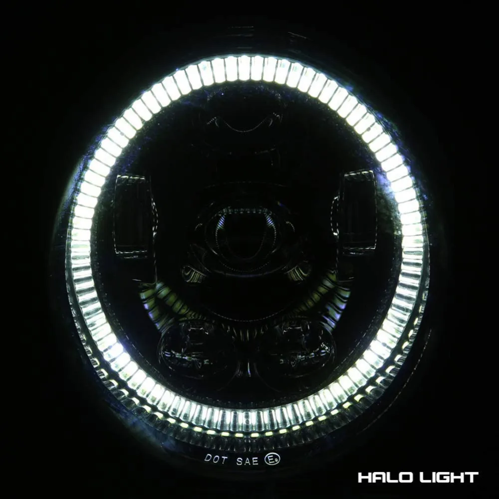 DRL Angel Eye светодиодный светильник на голову с Halo кольцевой дневной ходовой светильник для мотоцикла VRSCA V-Rod VRod Ночная штанга специальный