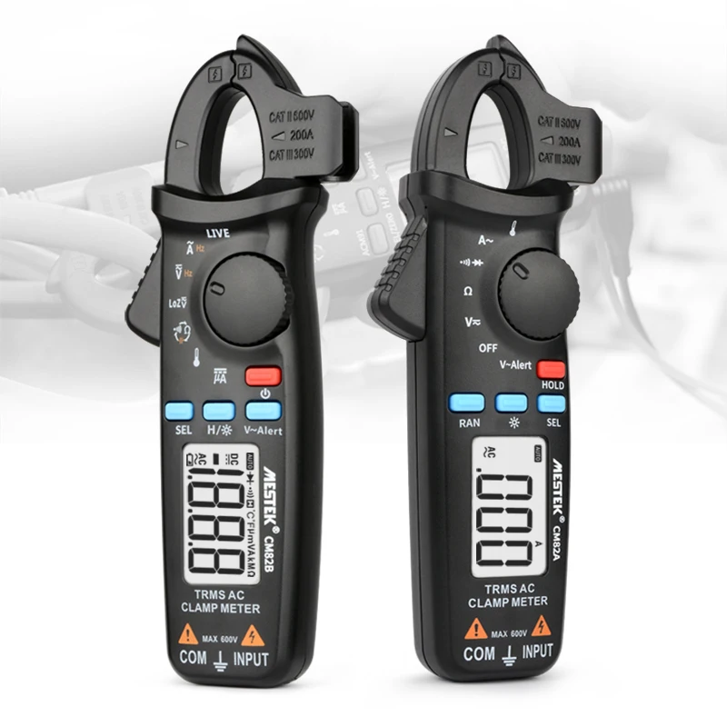 CM82A Клещи CM82A/CM82B/CM82C мультиметр с автоматическим переключением диапазонов переменного/постоянного тока Pinza Amperimetrica истинный измеритель предельной синусоидальной мощности тестер напряжения - Цвет: CM82A