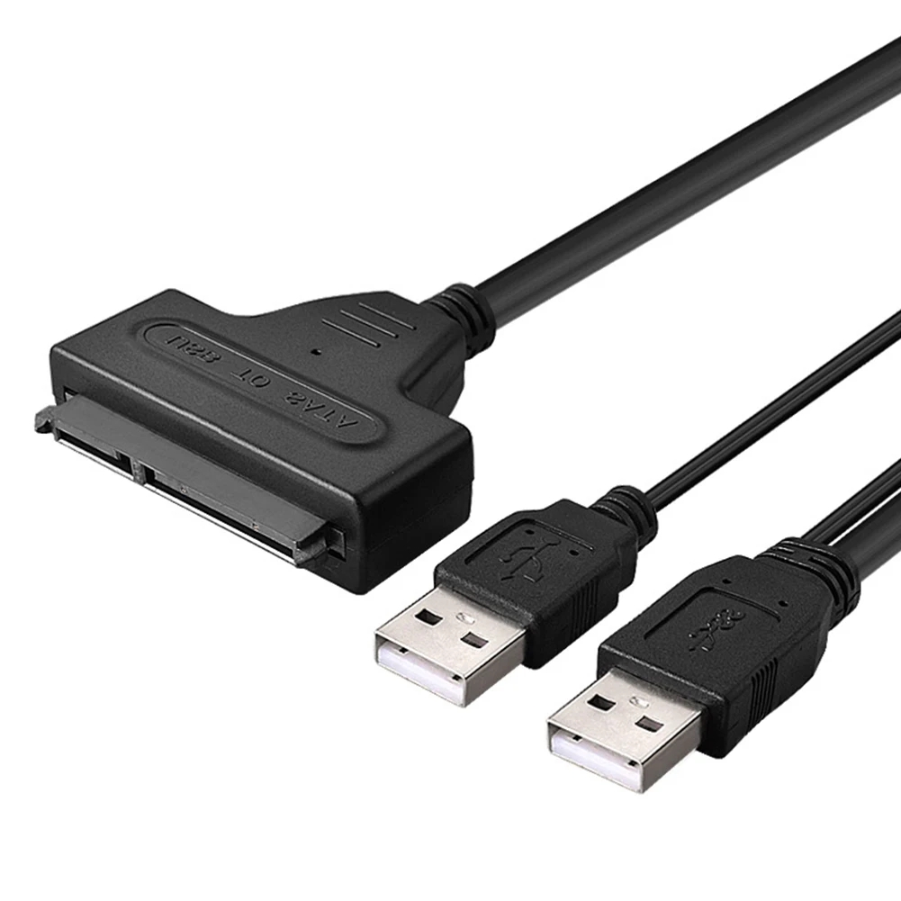 Профессиональный USB 2 0 до 7 + 6 13Pin Slimline SATA кабель со светодиодный индикатором для