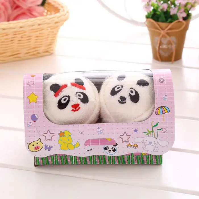 Animal Washcloth Towel Cake Shape Gift Soft Cute for Wedding Birthday Party Couple FPing