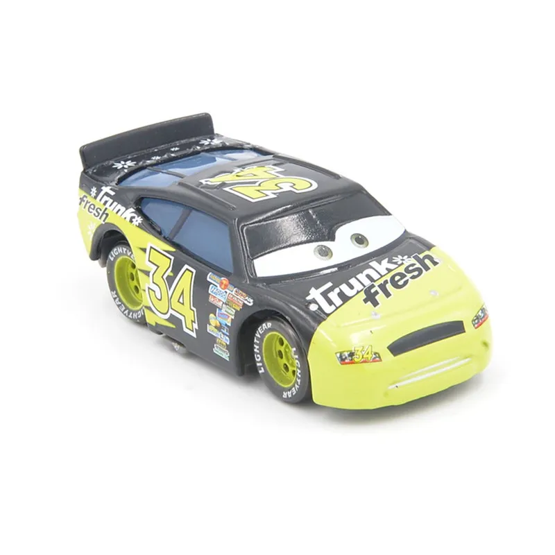 Disney Pixar Cars 2 шт. Lightning Mcqueen No.34 Mack Truck & Dacer 1:55 литой металлический сплав и пластик