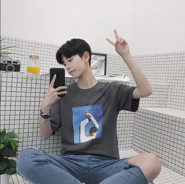 2017 летняя одежда для подростков модная футболка с короткими рукавами