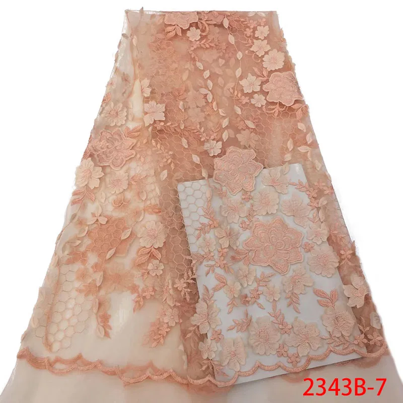 Best Selling Nigerian Tulle Lace Fabrics 2019 Red Embroidered French Mesh For Wedding Dress L2343B-2 | Дом и сад