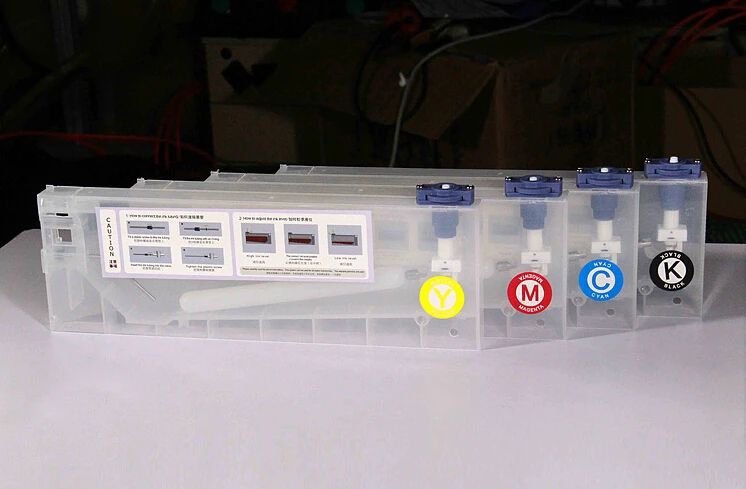 (4 танка + 8 чернильных картриджей) система чернил СНПЧ для Roland VS300/VS420/VS540/VS640|ink