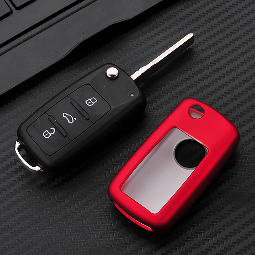 Мягкий защитный чехол-книжка для ключей из ТПУ для VW volkwgen Polo Tiguan Bora Passat Golf 6 Lavida Scirocco Jetta Touran