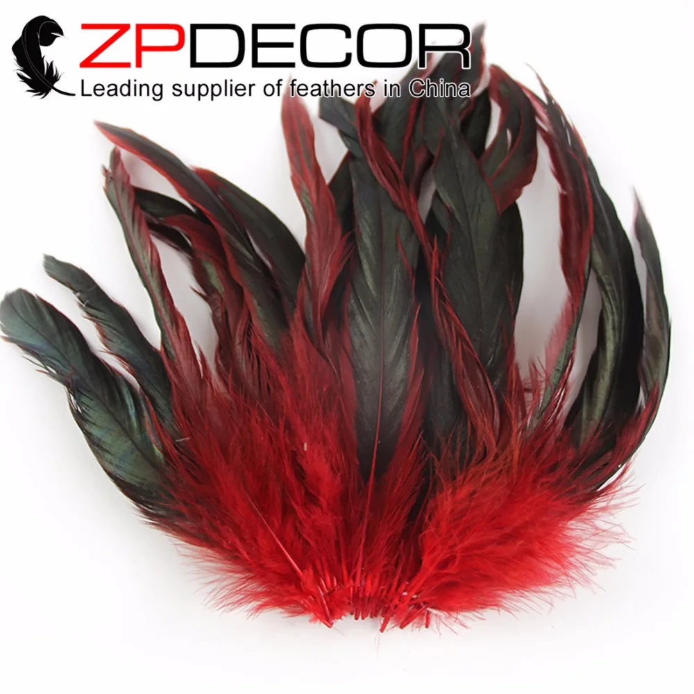 ZPDECOR 200 шт./лот 15 20 см (6 8 дюймов) ручной выбор красная половина бронза Петух Coque