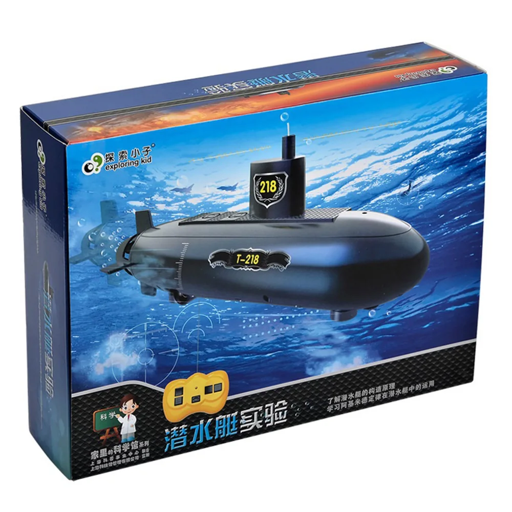 2,4 ГГц беспроводной пульт дистанционного управления игрушка 6-Ch RC Submarin практическая наука и образование режим обучения головоломка электрическая RC Подводная лодка