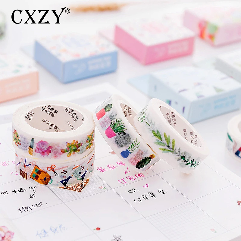 CXZY флористика цветок путешествия Васи клейкие ленты маскирования наклейки