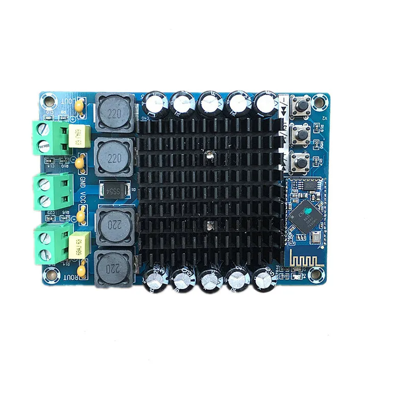 XH-A102 New 4 1 HD Bluetooth TDA7498 DC12-24V 100W + Плата цифрового усилителя высокой мощности |