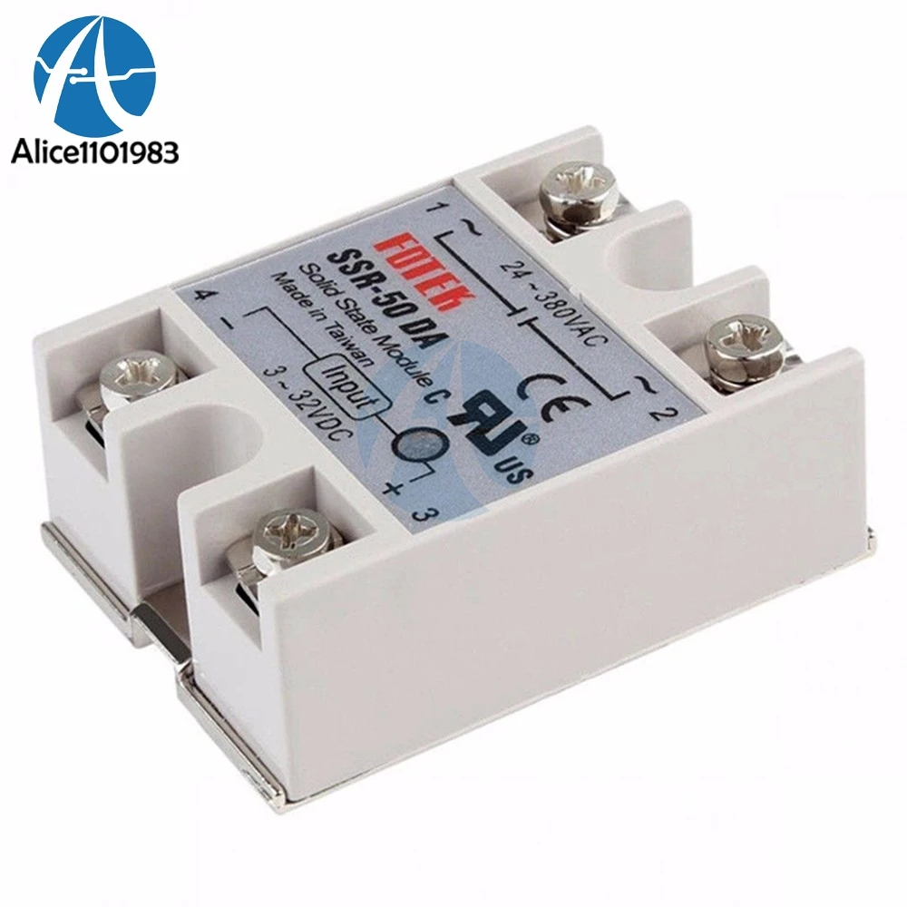 SSR 50DA 3 32VDC 50A 250V выход 24V 380VAC твердотельный релейный модуль|Интегральные схемы| |