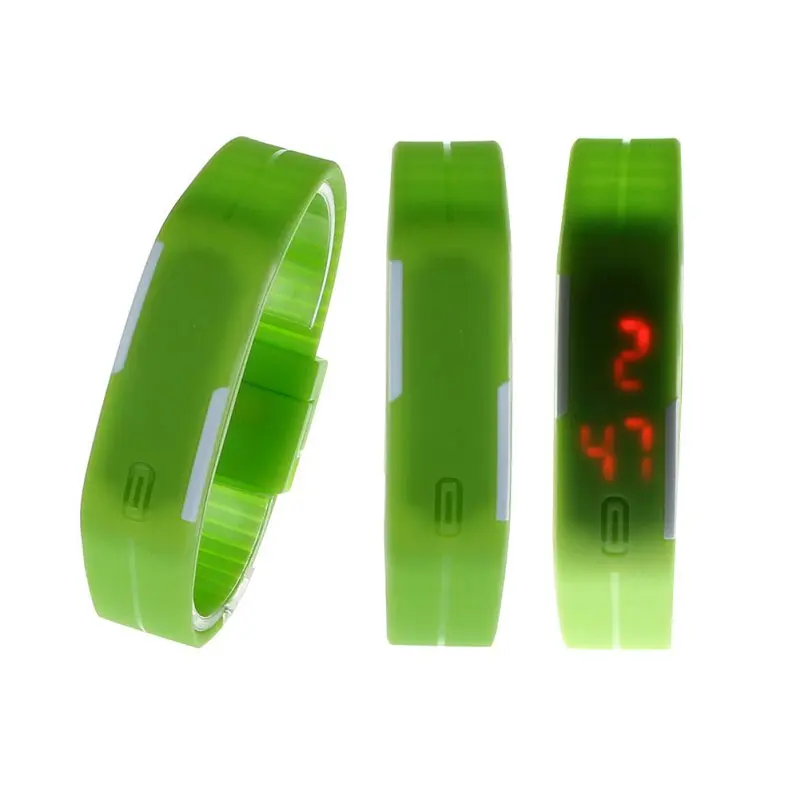 Унисекс водонепроницаемые светодиодные электронные часы спортивные