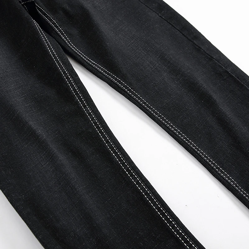 Джинсы HMILY мужские рваные в стиле хип хоп хлопковые длинные брюки деловом модные