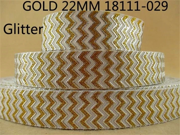 1018111029 David accessories 7/"(22 мм) Блестящая серебряная Золотая лента 10 ярдов, материалы для ручных поделок, Свадебная подарочная упаковка, 10Yc1467 - Цвет: 1018111029