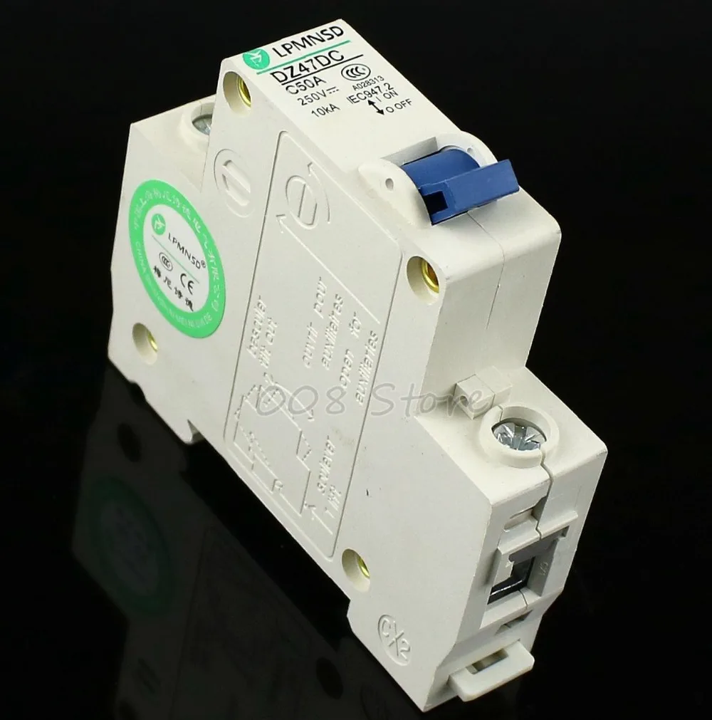 DZ47 1 P 50A DC 250V Автоматический выключатель MCB полюс C45 | Обустройство дома