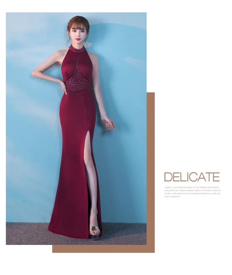 Сексуальное черное Бисероплетение Холтер o образным вырезом без рукавов