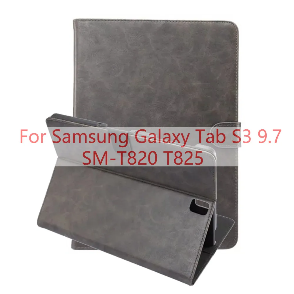 PU Gray Для samsung Galaxy Tab S2 S3 9,7 SM-T810 SM-T813 T815 T819 SM-T820 T825 чехол для samsung Galaxy Tab S4 10,5 ''T830 SM-T835 T835 - Цвет: PU Gray