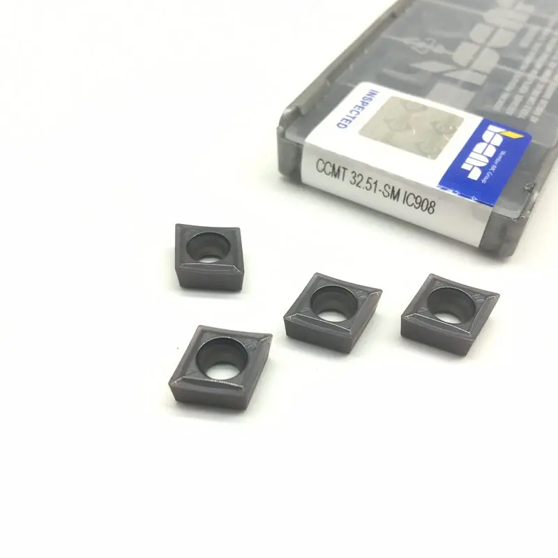 SHR 10 шт. CCMT09T304-SM CCMT 32 51 SM IC908 режущий карбид Вставки внешняя вставка для режущего