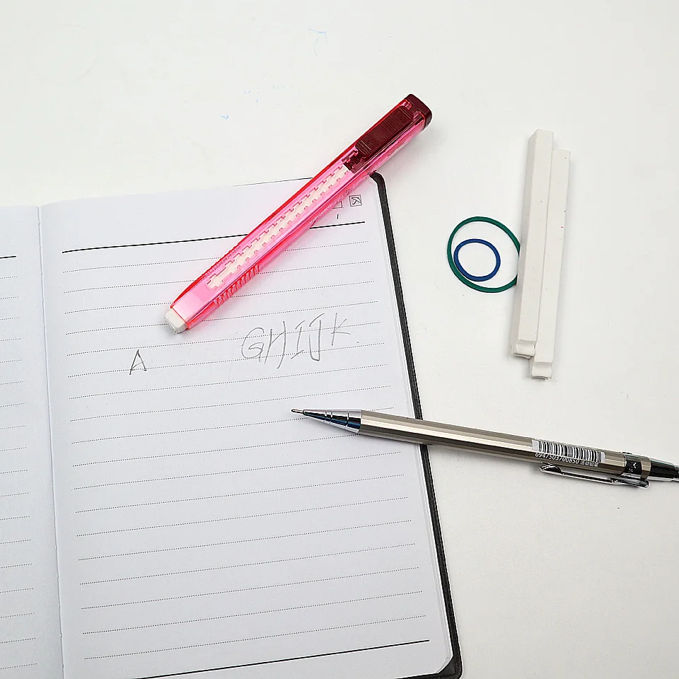 Ластик в форме ручки 2 шт./лот | Канцтовары для офиса и дома