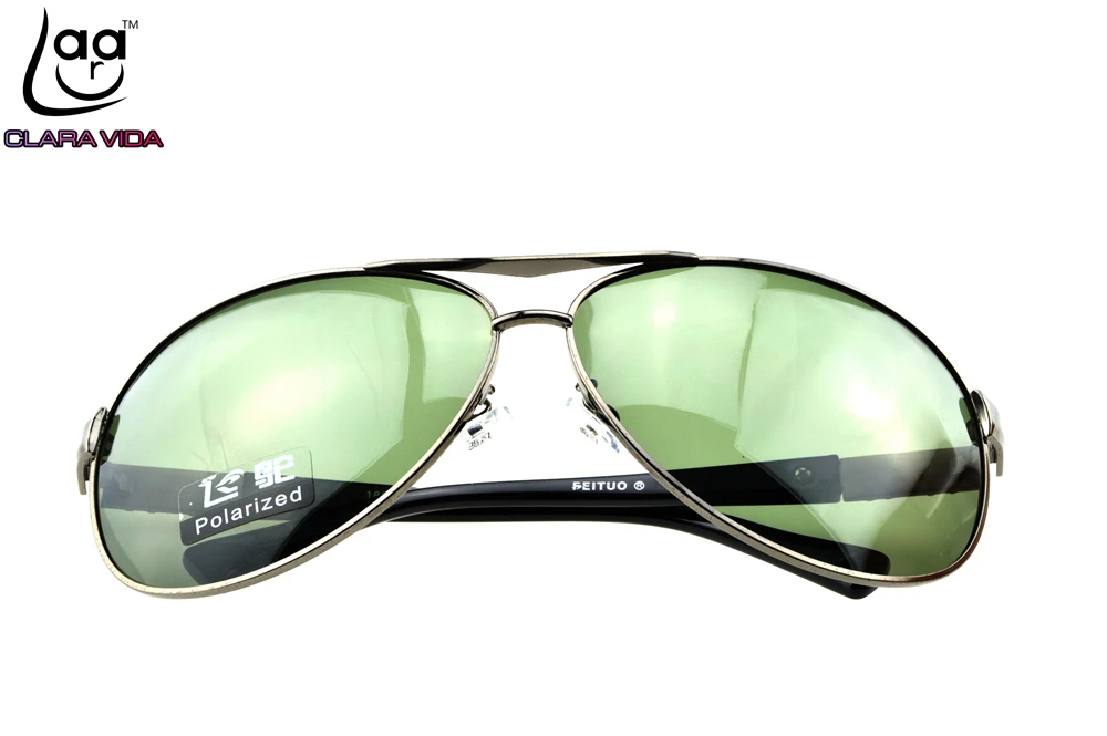 Мужские солнцезащитные очки Oculos поляризационные с тонкими шарнирами твердыми