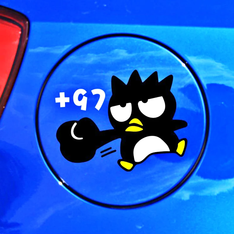 

Aliauto Cartoon Cool Penguin Fuel Tank Cap Car Sticker Decal for Hyundai Accent I30 I35 Santa Fe Solaris Elantra Parts Kia Lada