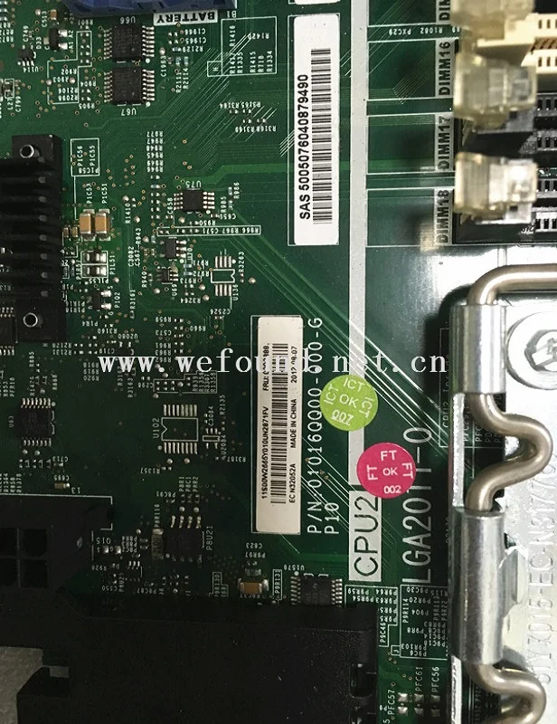 Рабочая Серверная материнская плата для X3650 M4 00D2888 LGA2011-0 полностью протестирована