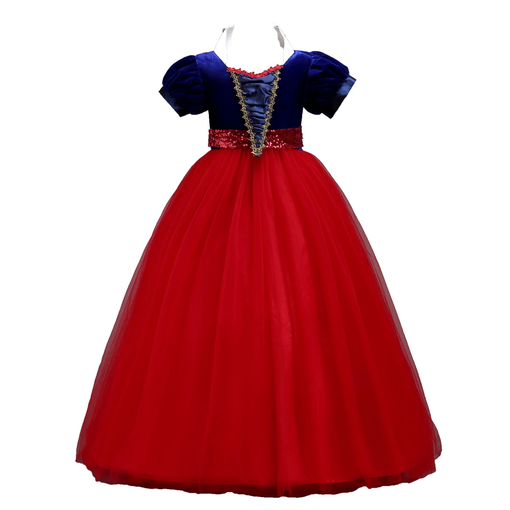 Yellow Blue and Red Sequined Belted Long Big Girls Dresses 7-16 Special Occasion Fashions Ball Gown Outfits for Juniors | Детская одежда