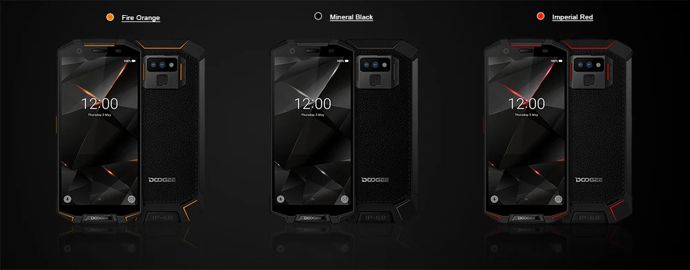 Doogee S70 прочный игровой мобильный телефон IP68 Водонепроницаемый 5500 мАч 6 ГБ+ 64 ГБ 5,9" 18:9 Восьмиядерный Android 8,1 беспроводной зарядный смартфон