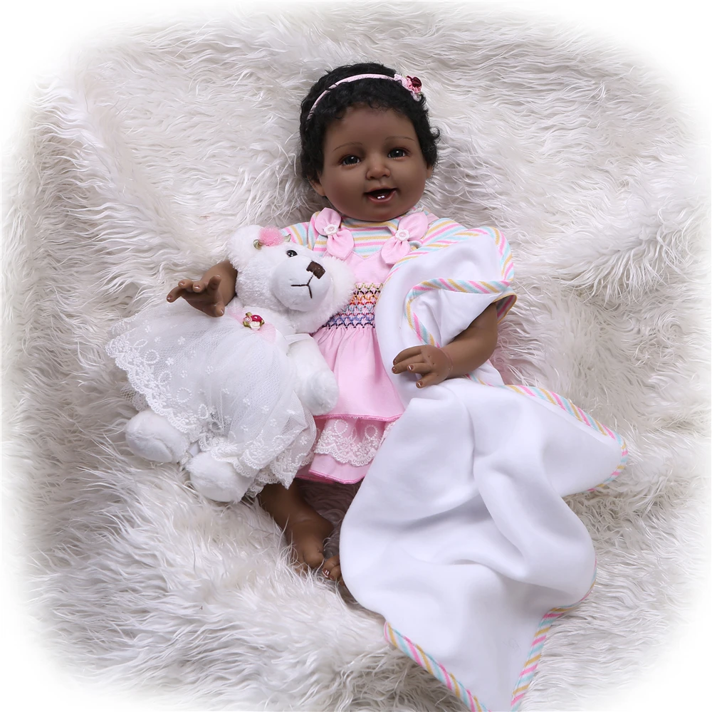 NPKCOLLECTION 55 см кукла Bebe Reborn Мягкая силиконовая игрушка для девочек Кукла подарок