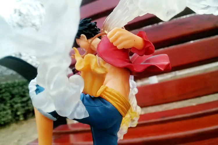 Аниме One Piece Monkey D Luffy Gomu no Red Hawk Боевая версия ПВХ фигурка куклы игрушки|toy armchair|doll